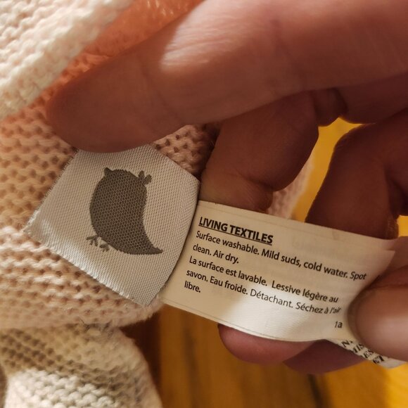 Living Textiles Kenzie Unicorn Knit Plush Doll 16" Pink White & Gold Baby Toy - Picture 5 of 5